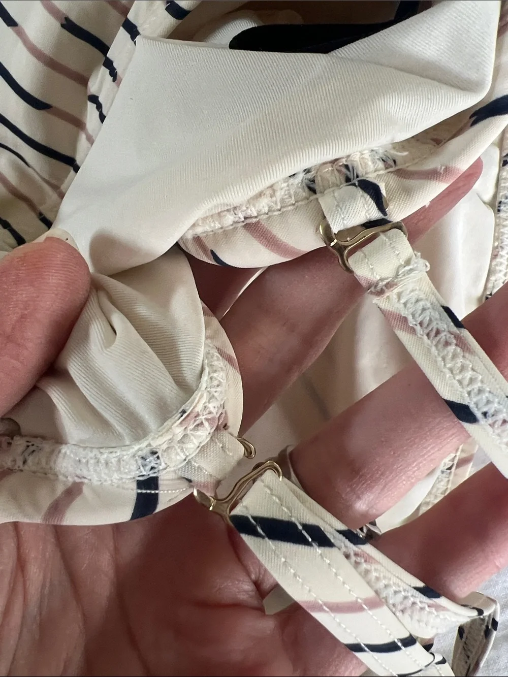 Marc by Marc Jacobs Ruffle One Piece Neutral - Picture 12 of 13